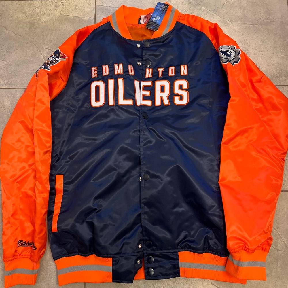Mitchell and Ness NHL Edmonton Oilers jacket
